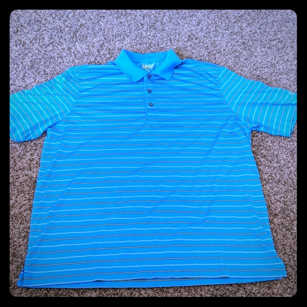 🔥4 for $20 Izod Performx Golf shirt sz L EUC